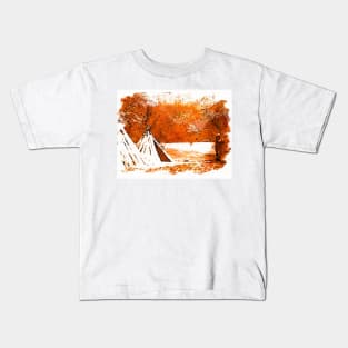 miwok winter Kids T-Shirt